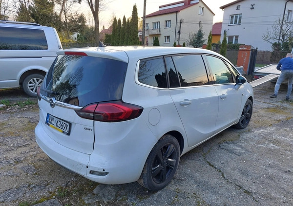 Opel Zafira cena 19900 przebieg: 192000, rok produkcji 2015 z Zielonka małe 16